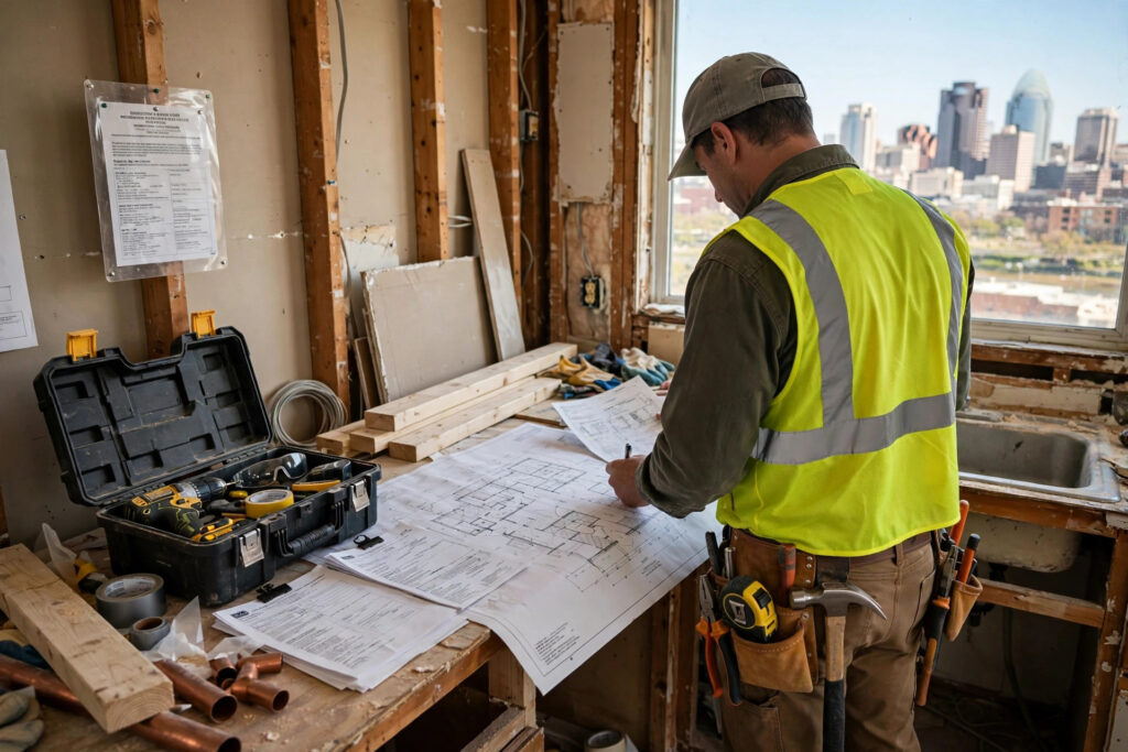 Do You Need a Permit for a Kitchen Remodel in Cincinnati? 1 Licensed contractor pulling kitchen remodel permits in Cincinnati Ohio
